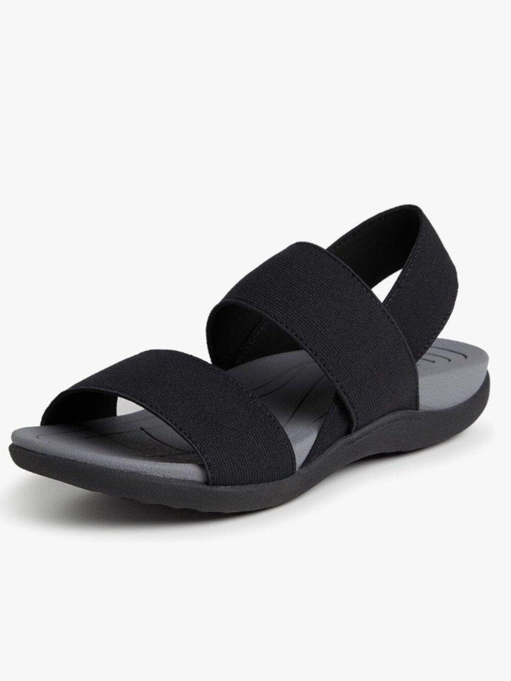 Dearfoams Women's Original Comfort Sloane Backstrap Sandal - Black - Size 9